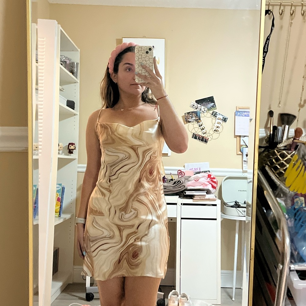 Marble dress. Boutique. Size Small